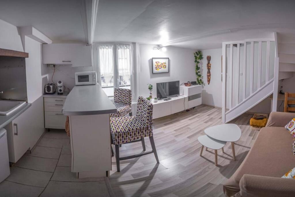 Charmant Duplex - Centre De Фонтенбло Экстерьер фото